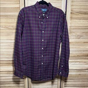 Ralph Lauren Men's Multicolor Plaid Classic Fit Shirt Size L